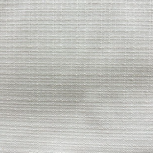 Sachi Ivory White Linen Look Solid Upholstery Fabric