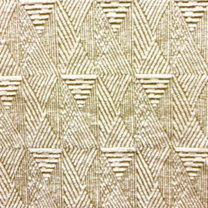 Tibbs Ivory Diamond Patterned Upholstery Fabric