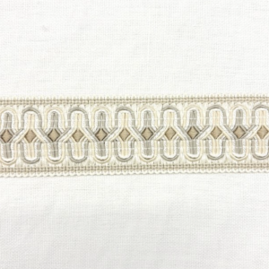 Multi Crochet Light Neutral CLC 200/110 Home Decor Tape Trim