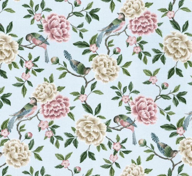 Alba Rose Garden Patterned Home Decor Fabric