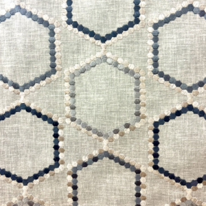 Intelligence Waterfall WTFL Embroidery Patterned Home Decor Fabric