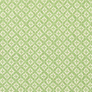 Asher Slub Linen Tendril Natural Green Patterned Home Decor Fabric