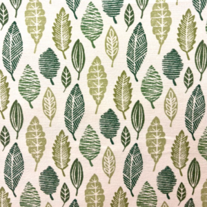 Bodie Sage Green Leaf Patterned Home Decor Fabric
