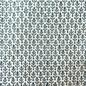 Noah Blue Springs Slub Canvas Patterned Home Decor Fabric