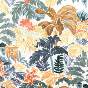 Tahiti Lagoon Tropical Patterned Home Decor Fabric