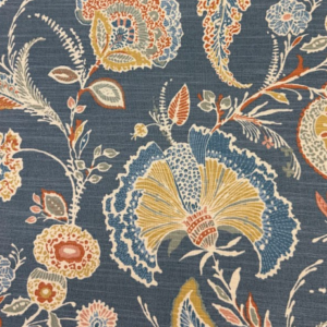 Malaya Classic Floral Patterned Home Decor Fabric