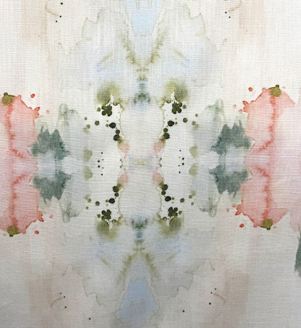 Jenkins Tea Rose Abstract Patterned Home Decor Fabric