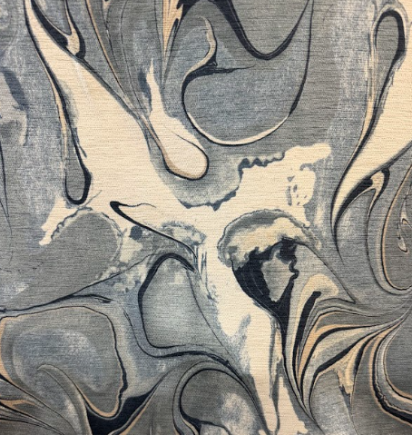 Juneau River Marble Patterned Home Decor Fabric
