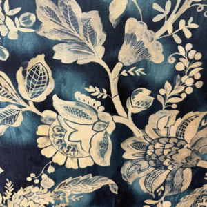 Innsbrook Lapis Floral Patterned Home Decor Fabric