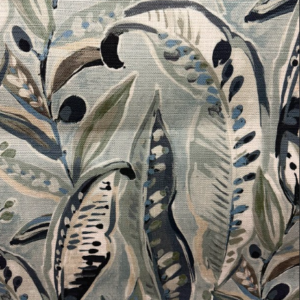 Enrique Rain Leaf Patterned Home Decor Fabric