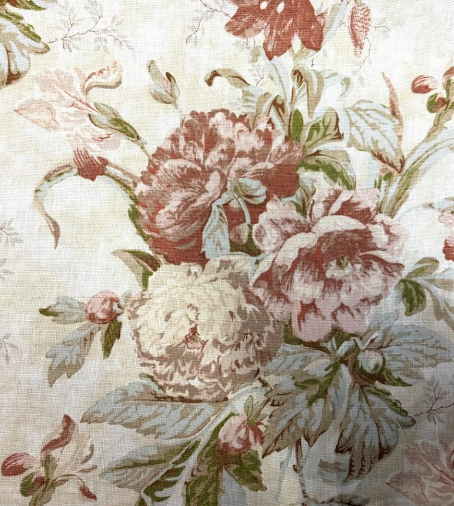 Kensington Bloom Amber Floral Patterned Home Decor Fabric