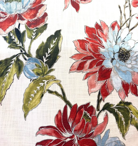 Brinkley Jewel Floral Patterned Home Decor Fabric