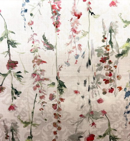 Bessler Wildflower Rose Patterned Home Decor Fabric