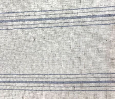 No Mance Coastal Blue Stripe Patterned Upholstery Fabric By Crypton