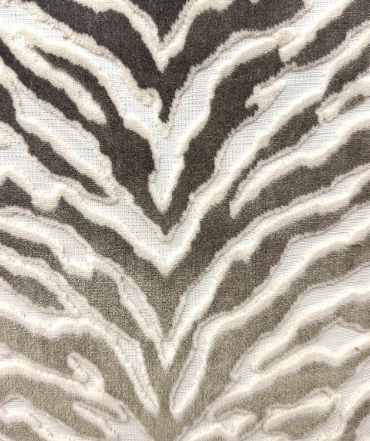 Bazen Cocoa Brown Animal Patterned Upholstery Fabric