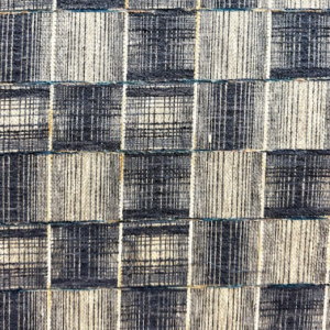 Barrett Ensign Woven Navy Patterned Upholstery Fabric
