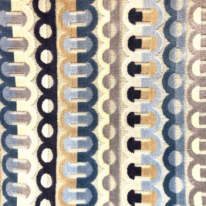 Bernina Island Retro Patterned Upholstery Fabric