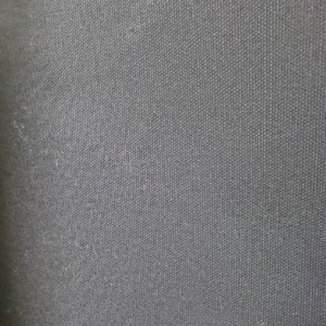 Zen Cotton Duck Black Solid Upholstery Fabric