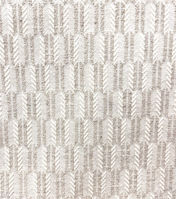 Stubbs Jacquard Linen Cream Arrow Patterned Upholstery Fabric