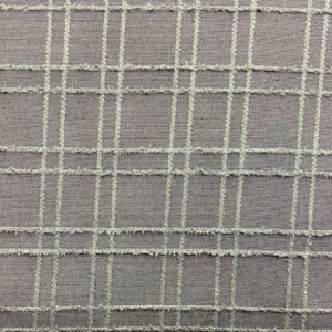 13SSPEG Graphite Grey Square Patterned Upholstery Fabric