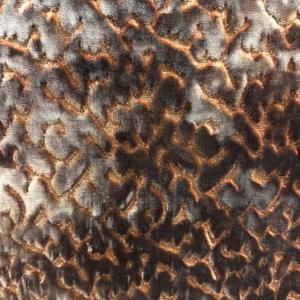 13SSGEK Copper Burnt Orange Textured Patterned Upholstery Fabric