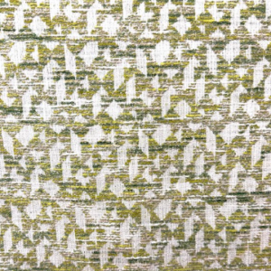 Green Lime Geometric Patterned Upholstery Fabric