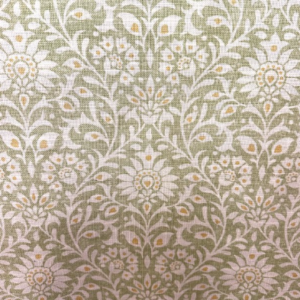 Farida 216 Willow Green Floral Patterned Home Decor Fabric
