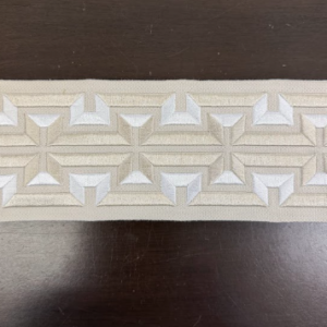Pensri Canvas/Pale Grey Cream Home Decor Tape Trim