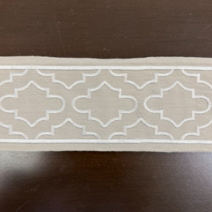 Shina Canvas/Semi Natural Beige Home Decor Tape Trim