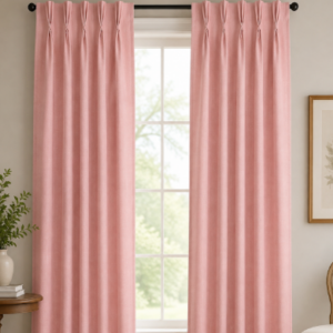 Premium Drapes in Jefferson Petal Pink (1 Pair / 2 Panels)