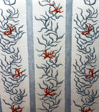 Harbor Town Vapor Coastal Stripe Patterned Home Decor Fabric