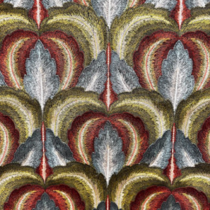 Bollinger Forest Leaf Embroidered Patterned Home Decor Fabric