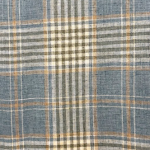 Signet Plaid Bayou Blue Patterned Home Decor Fabric