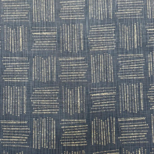 Brave Club Canvas Chill Blue Geometrical Patterned Home Decor Fabric