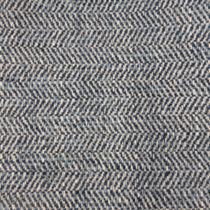Abelard Contemporary Herringbone Baltic Navy Blue High Performance Upholstery Fabric With Fortress Finish By Richloom