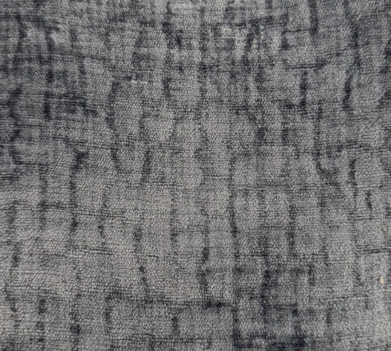Accolade Textured Chenille Midnight Navy Blue High Performance Upholstery Fabric With Fortress Finish By Richloom