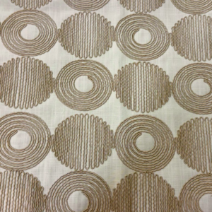 Soft Serve Champagne Embroidered Select Home Collection Patterned Home Decor Fabric By Swavelle