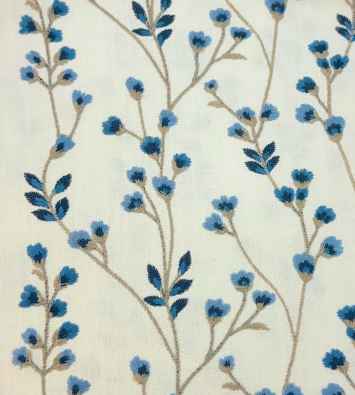 Peacekeeper Bluebell Select Home Collection Patterned Home Decor Fabric By Swavelle