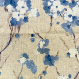 Owensboro/ML River Floral Abstract Blue Select Home Collection Patterned Home Decor Fabric By Swavelle