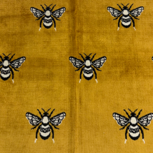 Bee Kind Tumeric Latex Backing Textured Patterned Upholstery Fabric Select Home Collection By Swavelle
