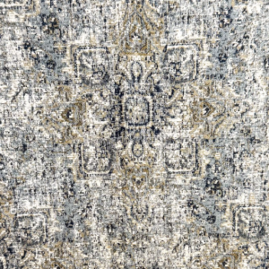 Hoya Blue Smoke Oriental Patterned Upholstery Fabric Select Home Collection By Swavelle