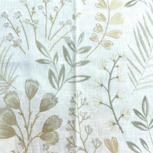 Herbalist Marble Botanical Embroidered Select Home Collection Patterned Home Decor Fabric By Swavelle