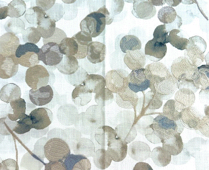 Color Forward Cloud Abstract Embroidered Select Home Collection Patterned Home Decor Fabric By Swavelle