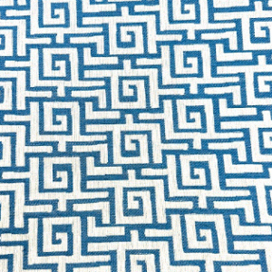 Meander 535 Porcelain Contemporary Greek Key Patterned Home Decor Fabric