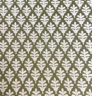 Kesha 216 Willow Sage Green Leaf Patterned Home Decor Fabric