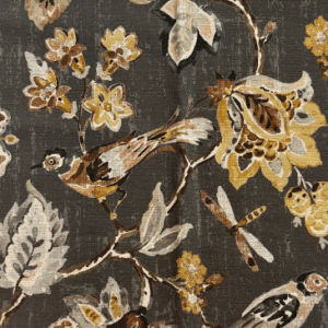 Indienne Cinder Pheasant Game Birds Yellow And Black Select Home Collection Patterned Home Decor Fabric By Swavelle