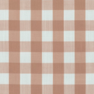 Dublin Square Blush Pink Gingham Patterned Home Decor Fabric
