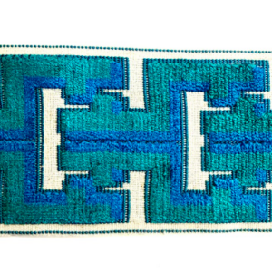 Oslo Aqua 3.5" Home Decor Tape Trim