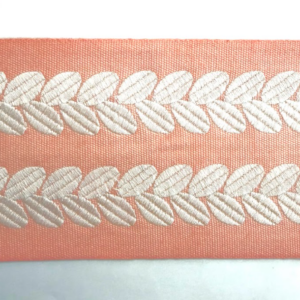 Como Cream On Blush 4" Home Decor Tape Trim