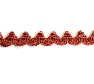 Scalloped Braid Coral MAR230/17 Home Decor Tape Trim